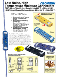 Thumbnail of document Data Sheet - GMP-E Low Noise Miniature Thermocouple Connectors